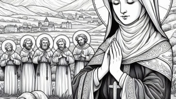 Persecuted Faith: Seven Holy Brothers Coloring Pages