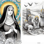 Felicitas and Sons: Seven Holy Brothers Coloring Book