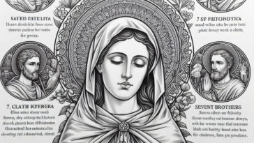 Steadfast Family: Seven Holy Brothers Coloring Book