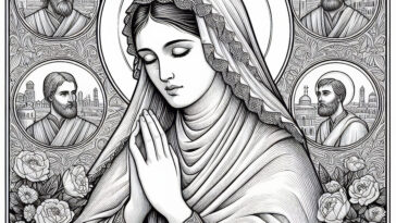 Roman Saints: Seven Holy Brothers Martyrs Coloring Pages