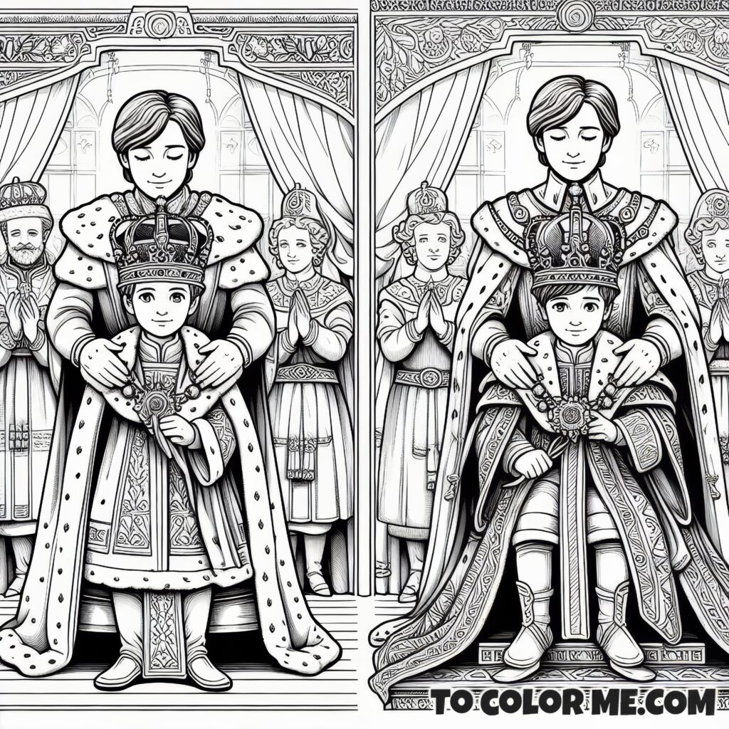 Defender of the Faith: Louis Coloring Sheet
