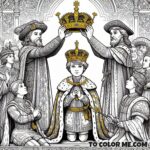 Protector of Clergy: Louis Coloring Page