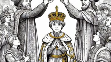 Protector of Clergy: Louis Coloring Page