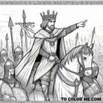Pious Ruler: St. Louis Coloring Page