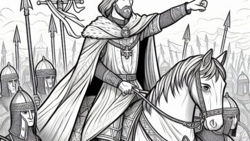 Pious Ruler: St. Louis Coloring Page