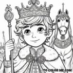 Devout Monarch: St. Louis Coloring Activity