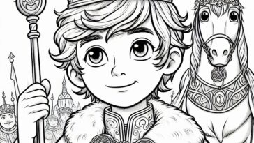 Devout Monarch: St. Louis Coloring Activity