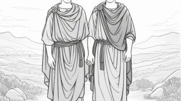 Beheaded for Christ: Martyrs Coloring Page