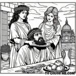 Prophet's Conviction: John Confronts King Sheet