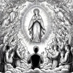 Three Hail Marys Devotion: Catholic Coloring Pages