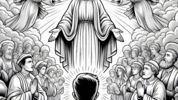 St. Matilda's Vision: Three Hail Marys Coloring Pages