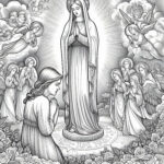 Blessed Trinity Gifts: 3 Hail Marys Coloring Book