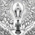 Mary's Power, Wisdom, Love: Three Hail Marys Coloring Pages