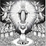 Daily Marian Devotion: 3 Hail Marys Coloring Book