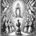 Our Lady of the Blessed Trinity: Three Hail Marys Coloring Pages