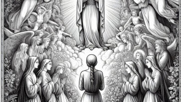 Our Lady of the Blessed Trinity: Three Hail Marys Coloring Pages