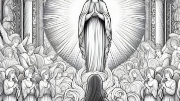 Consecration to Mary: 3 Hail Marys Coloring Book
