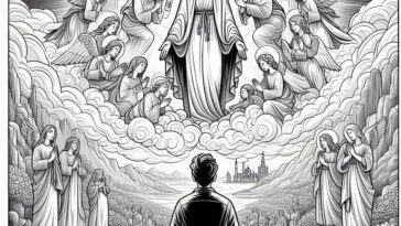Heavenly Protection: Three Hail Marys Coloring Pages