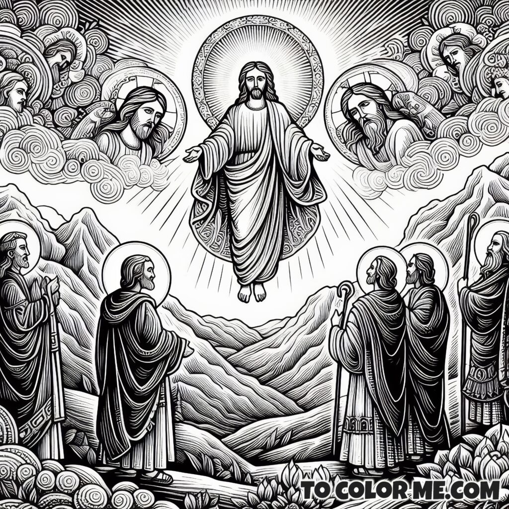 Sacred Splendor: Transfiguration Coloring Book