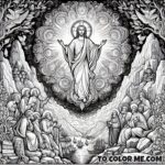 Glimpse of Godhood: Transfiguration Coloring Book