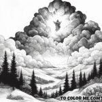 Glimpse of Eternity: Jesus Transfigured Coloring Book