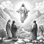 Celestial Command: Hear Ye Him Coloring Book