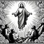 Revealed Majesty: Jesus' Transfiguration Coloring Book