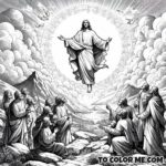 Glimpse of Glory: Transfiguration Coloring Book