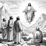 Dazzling Divinity: Jesus Transfigured Coloring Book