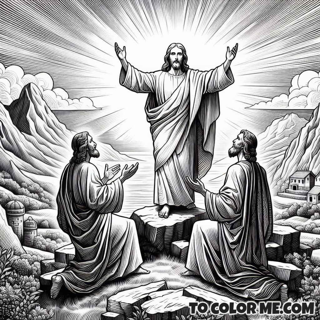Transformed Christ: Biblical Coloring Book