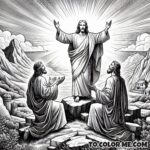 Transformed Christ: Biblical Coloring Book