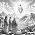 Heavenly Encounter: Transfiguration Coloring Book