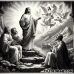 Glorious Revelation: Transfiguration Coloring Pages