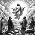 Mount Tabor: Transfiguration Coloring Pages