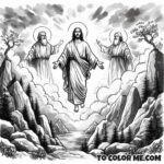 Radiant Christ: Transfiguration Coloring Book