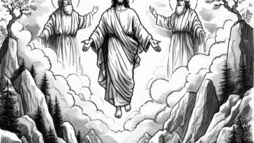 Radiant Christ: Transfiguration Coloring Book