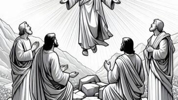 Cloud of Witness: Transfiguration Coloring Pages