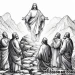 Heavenly Voice: Transfiguration Coloring Book