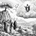 Beloved Son: Jesus' Transfiguration Coloring Pages