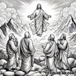 Mountain Miracle: Jesus Transfigured Coloring Book