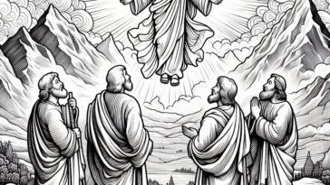 Mountain Miracle: Jesus Transfigured Coloring Book