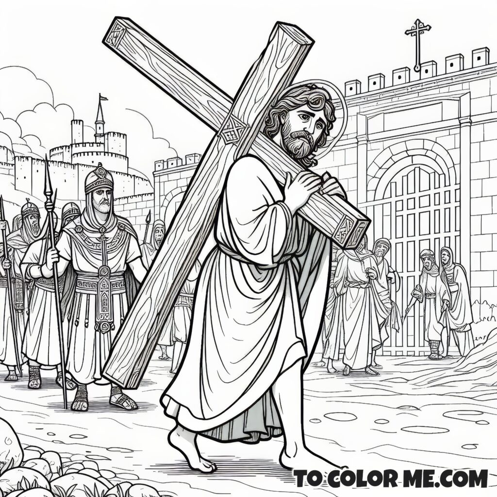 Barefoot Pilgrim's Journey: Holy Cross Redemption Drawing