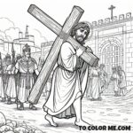 Barefoot Pilgrim's Journey: Holy Cross Redemption Drawing