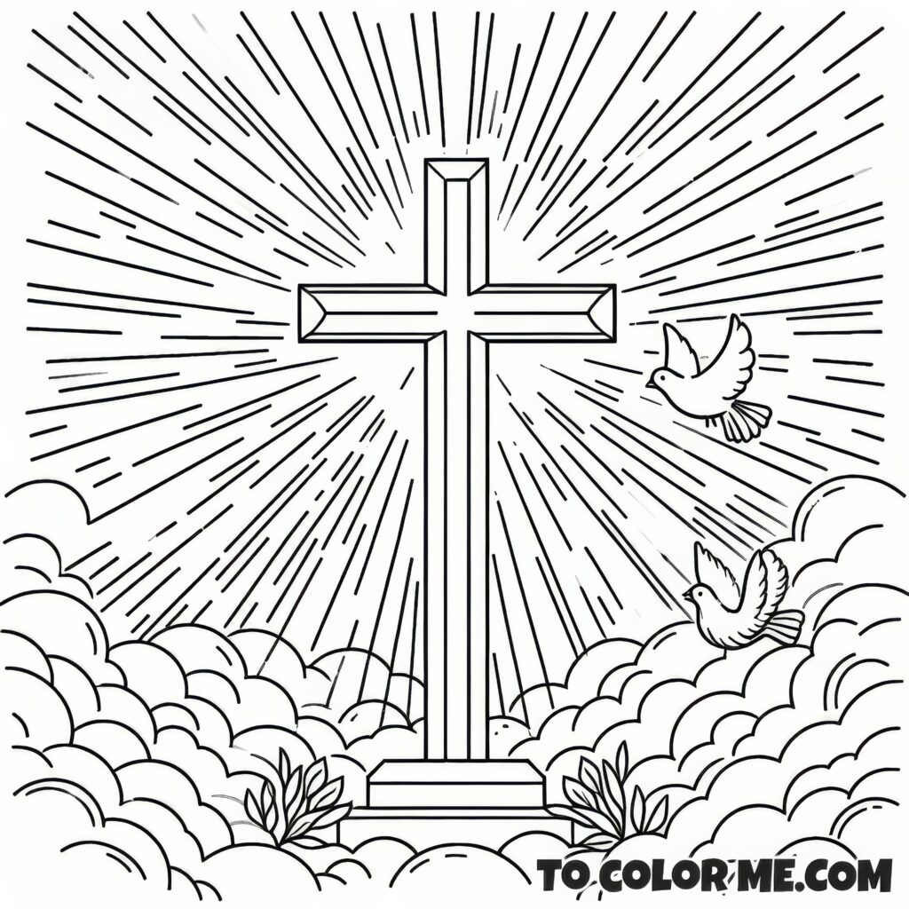 Jerusalem's Treasure: Cross Exaltation Faith Illustration