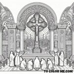 Christendom's Triumph: Exaltation Cross Victory Sketch