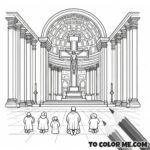 Patristic Wisdom: Holy Cross Church Fathers' Coloring