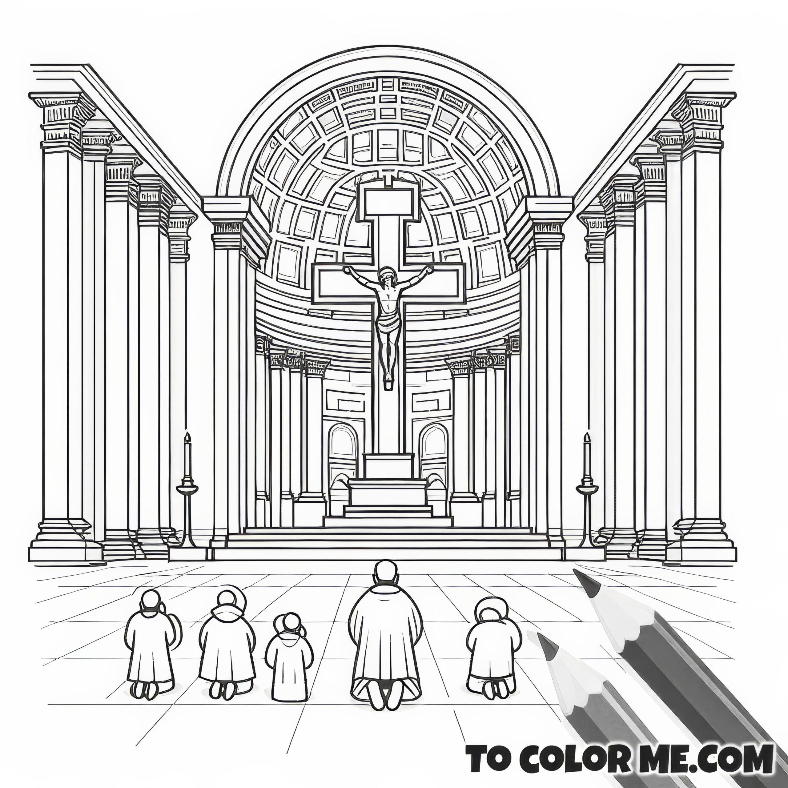 Patristic Wisdom: Holy Cross Church Fathers' Coloring