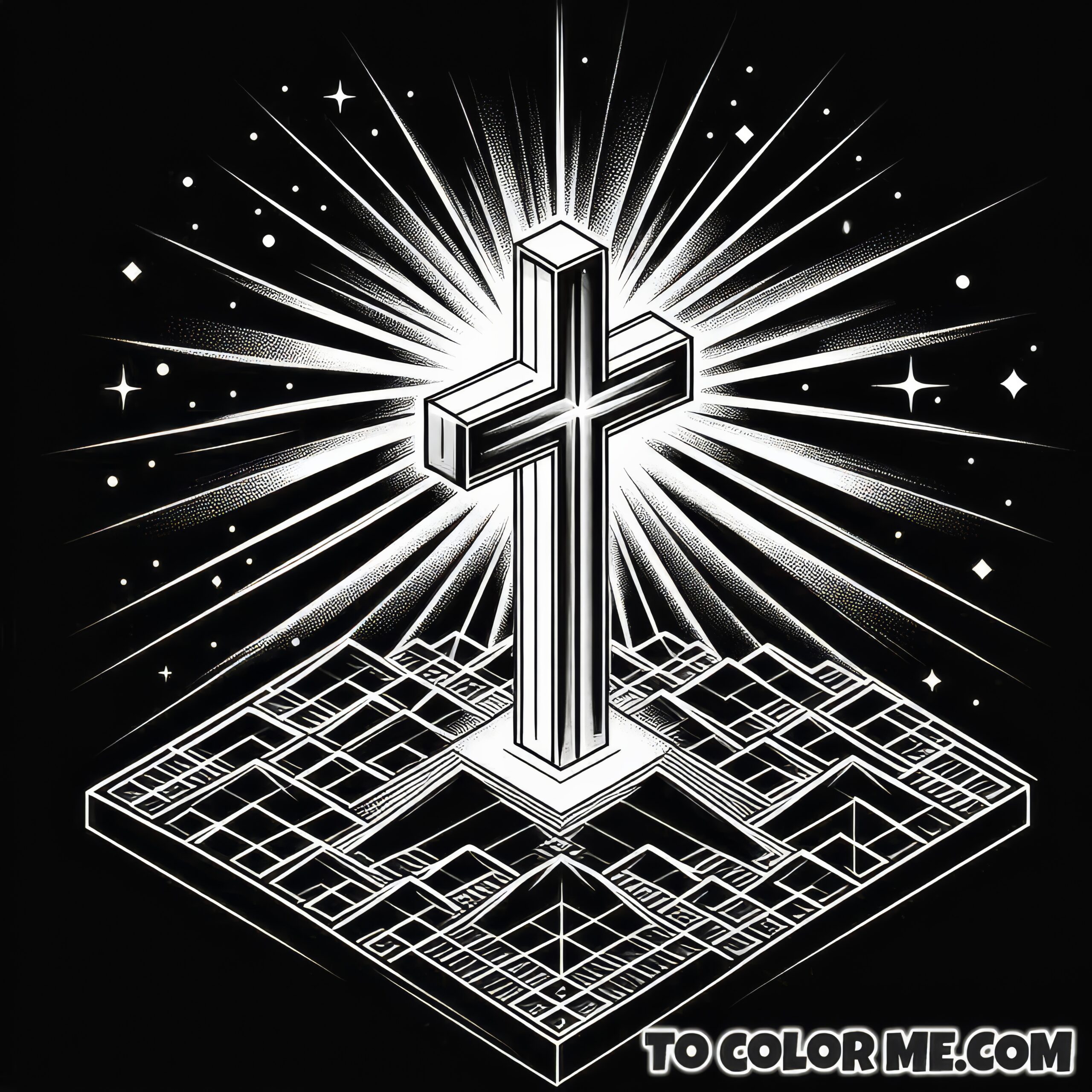 Anaphora Focus: Exaltation Cross Liturgical Drawing