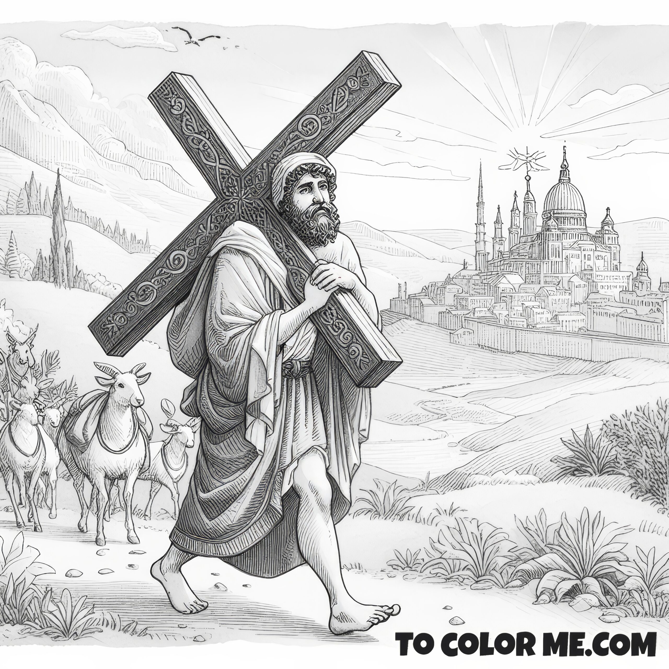 Monastic Meditation: Holy Cross Exaltation Reflective Art