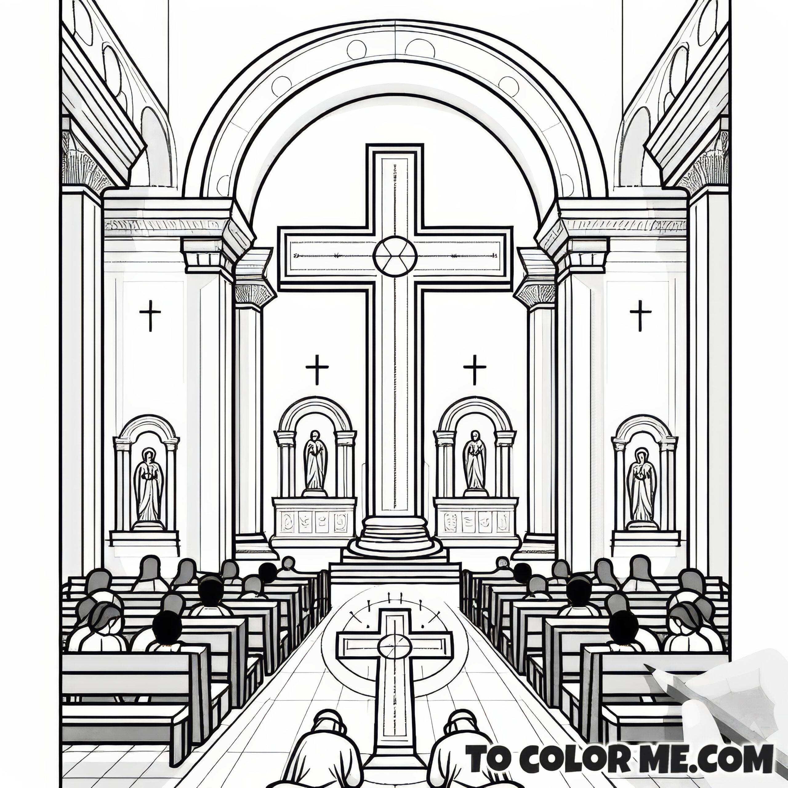Lenten Devotion: Holy Cross Penitential Season Sketch
